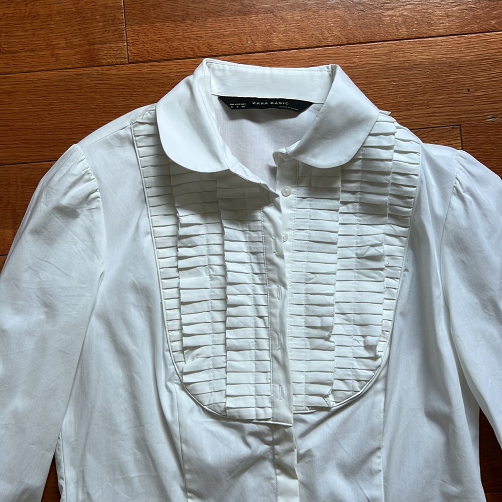 Zara Poplin Blouse - Picture 2 of 3